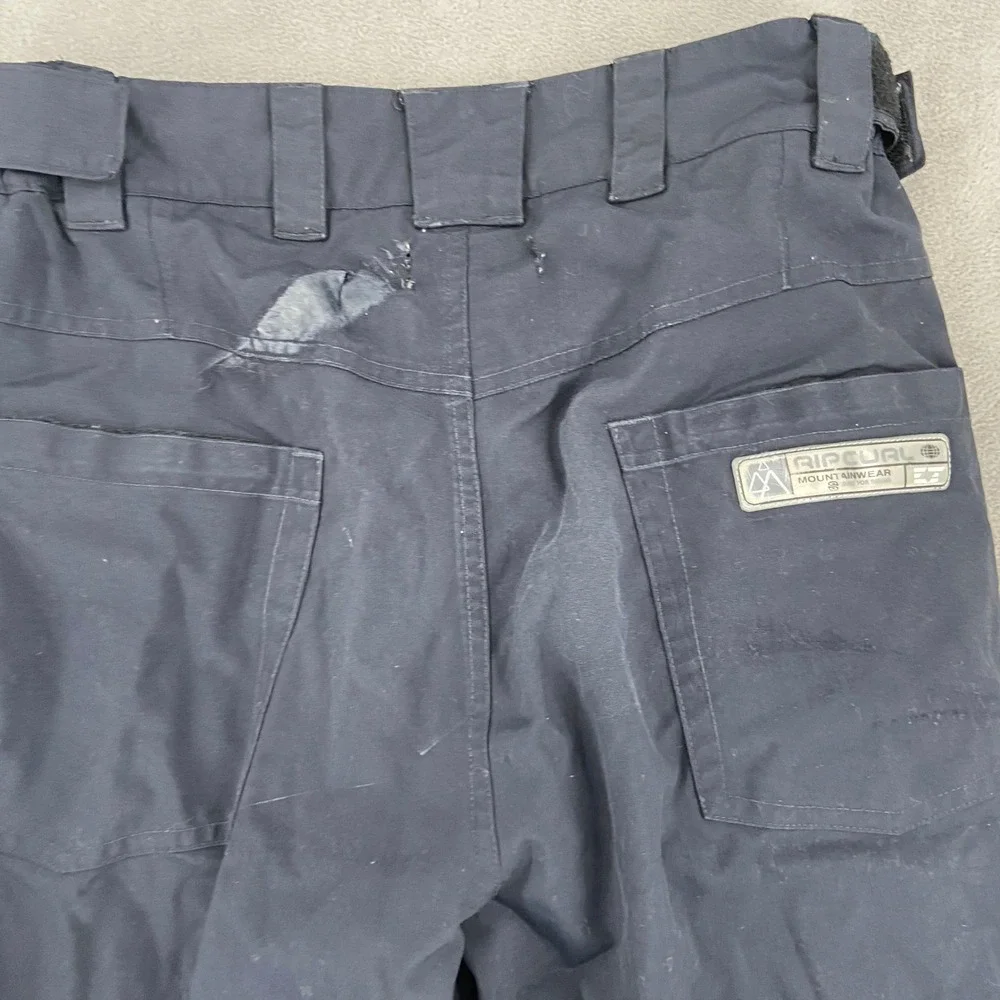 Rip Curl Mountainwear Exit Snow Pants Black Ski Snowboard Mens XS